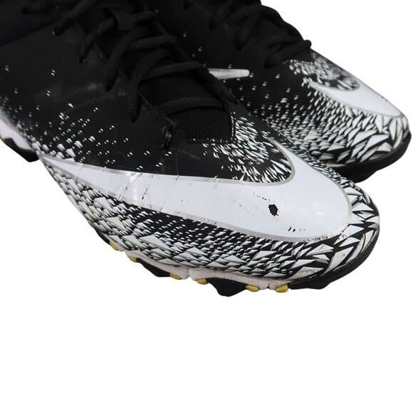 Nike Shoes Mens 13 Football Cleats Vapor Fastflex Athletic Sport Black White Vpr - Picture 3 of 16